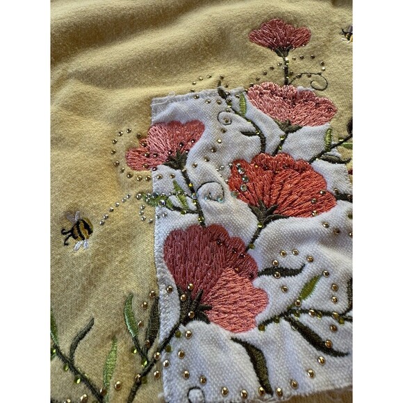 Vtg Decorated Originals Womens Size Med Sweatshirt Pullover Embroidered spring - Picture 12 of 16